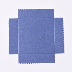 Paper Bottom Holder, for Square Shape Transparent Clear PVC Gift Boxes, Steel Blue, 11.9x11.9x0.02cm(AJEW-WH0104-80A-03)