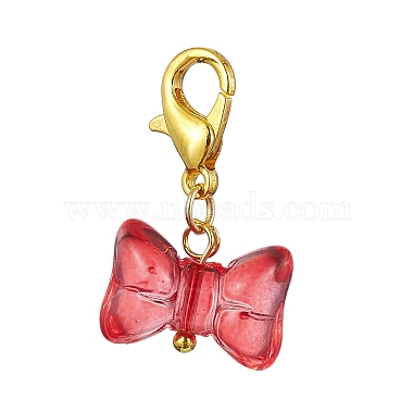 décorations pendantes en verre avec nœud papillon(HJEW-JM01669-01)-2
