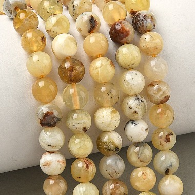 Natural Yellow Opal Beads Strands(G-I213-18-6mm)-5