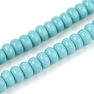 Opaque Solid Color Glass Beads Strands(X-GLAA-ZX008-8mm-18R)-1