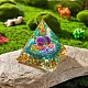 Natural Purple Aventurine Crystal Pyramid Decorations(JX071A)-3