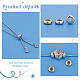 Elite 4Pcs 2 Colors Sterling Silver Spacer Beads(STER-PH0001-64)-4