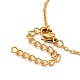 Crystal Rhinestone Cross Dangle Hoop Earring & Pendant Nacklace(SJEW-P002-03G)-7
