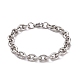 201 Stainless Steel Chunk Cable Chains Bracelet for Men Women(X-BJEW-G618-04P-B01)-1