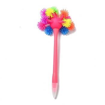 Plastic Diamond Painting Point Drill Pen, Diamond Painting Tools, with Monster Bacteria Ornament, Pink, 200x71mm, Pen: 11mm wide, Hole: 1.8mm