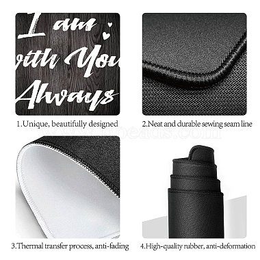 Rubber with Cloth Mouse Pad(AJEW-WH0187-030)-3