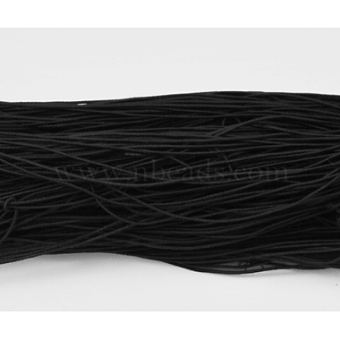 1mm Black Elastic Fibre Thread & Cord