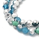 Electroplate Glass Beads Strands(EGLA-P048-B02)-3