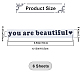 PVC-Aufkleber „You are beautiful“(STIC-WH0013-10C)-2