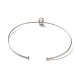 Bracelets en laiton plaqué en rack(BJEW-A018-01P-B)-3