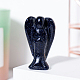 Synthetic Blue Goldstone Angel Figurine Display Decorations(G-PW0007-060N)-1