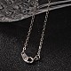 Teardrop AB Color Plated Electroplate Glass Pendant Necklaces(NJEW-JN01492)-4