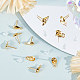 100Pcs 304 Stainless Steel Stud Earring Findings(STAS-BBC0001-22)-4