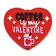Силиконовые фокусные бусины в форме сердца и слов ко Дню святого Валентина(SIL-A005-05)-1