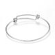 Adjustable 304 Stainless Steel Expandable Bangle Making(BJEW-G546-01P)-3