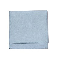 Microfiber Gift Packing Pouches, Jewlery Pouch, Light Steel Blue, 15.5x8.3x0.1cm(ABAG-Z001-01F)