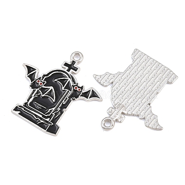 Alloy with Black Enamel Pendants(AL-CBA2919-02P-04)-2