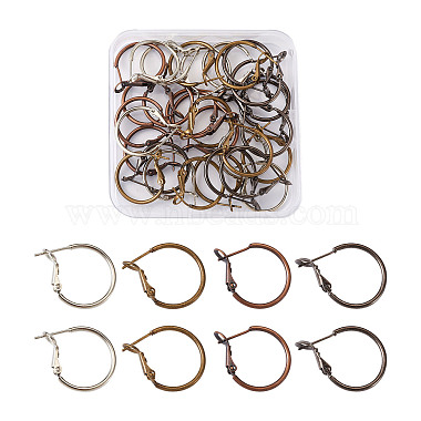 Brass Hoop Earrings(KK-CD0001-10)-8