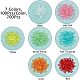 700Pcs 7 colors Transparent Acrylic Linking Rings(TACR-FH0001-08)-2