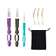 1 Set Alloy Crochet Hook & Hair Braiding Needle Kits(TOOL-DC0001-06)-8