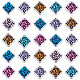 30Pcs UV Plating Printed Opaque Acrylic Beads(OACR-TA0001-73C)-2