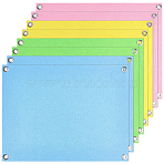 8Pcs 4 Colors Rectangle Felt Bulletin Board with Alloy Grommets, for Notes, Photos & Message Organization, Platinum, Mixed Color, 400x299x2mm, Hole: 10mm, 2pcs/color(AJEW-WR0004-15)