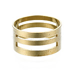 Brass Rings, Assistant Tool, for Buckling, Open and Close Jump Ring, Nickel Free, Raw(Unplated), 18x9mm(PT-S036-01C-NF)