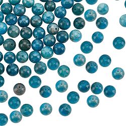 Natural Apatite Beads Strands, Round, 6.5mm, Hole: 1mm, about 62pcs/strand, 15.7 inch(G-OC0002-60A)