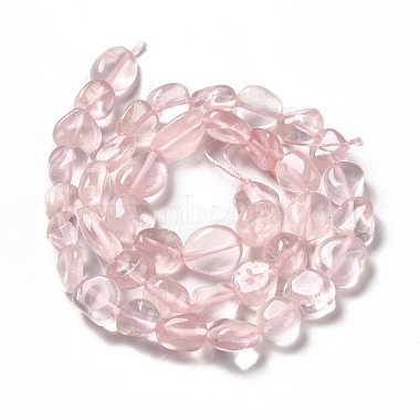 Natural Rose Quartz Beads Strands(G-P138-12)-2