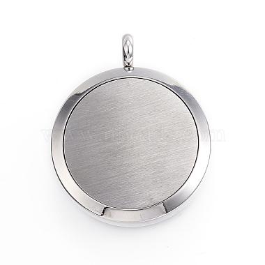316 Surgical Stainless Steel Diffuser Locket Pendants(STAS-H342-40P)-3