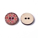 Printed Poplar Wood Buttons(WOOD-D021-01A)-2