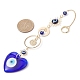 décorations pendantes en lampadaire mauvais œil bleu(HJEW-JM01603-02)-3