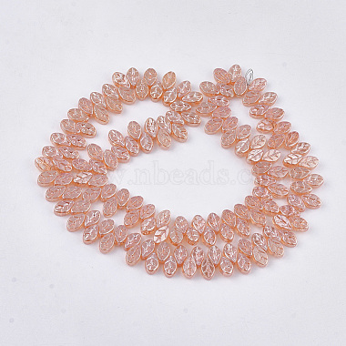 Electroplate Glass Beads Strands(EGLA-T017-01C)-2