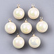 Acrylic Imitation Pearl Pendants(OACR-N010-020C-01)-2
