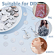 2500Pcs Plastic Pendants(KY-DC0001-51B)-5