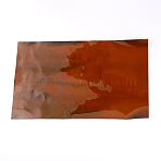 Imitation Leather Fabric, for Garment Accessories, Sienna, 20x33x0.07cm(DIY-WH0246-01)