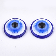 Craft Resin Doll Eyes, Stuffed Toy Eyes, Blue, 11.5~12x4mm(DIY-Q019-01C)