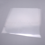 PVC Transparent High Temperature Resistance Protective Film, Single Side, Square, Clear, 30.5x30.5x0.01cm(X-AJEW-WH0017-13A-01)