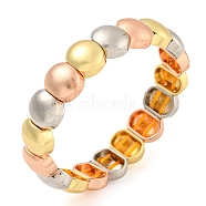 Rack Plating Brass Stretch Bracelets, Jewelry for Women, Cadmium Free & Lead Free, Mixed Color, Inner Diameter: 2 inch(5.2cm)(BJEW-L460-002A)