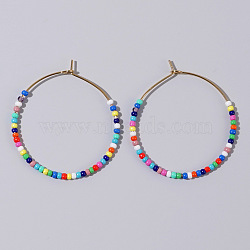 Large Circle Earrings for Women(SX7137-4)