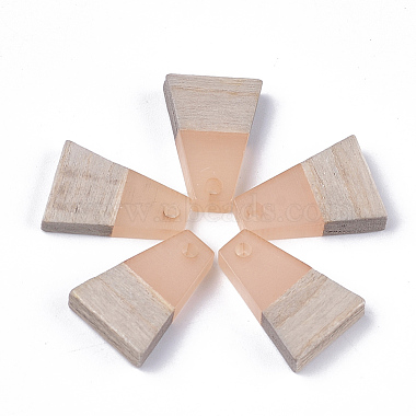 Resin & Wood Pendants(RESI-S358-52E)-1