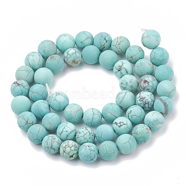 Natural Magnesite Beads Strands(G-T106-184-1)-3