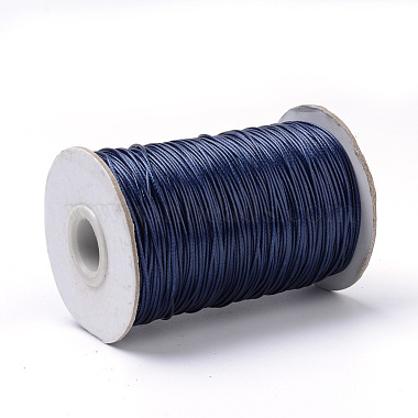 Braided Korean Waxed Polyester Cords(YC-T002-0.8mm-153)-2
