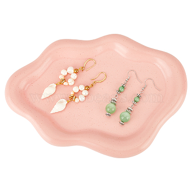 Pink Porcelain Jewelry Plate