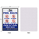 UV Protected & Waterproof Aluminum Warning Signs(AJEW-GL0001-05C-10)-2