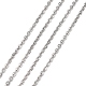 304 Stainless Steel Men's Necklace Chains(STAS-N051-02)-1