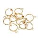 Brass Clip-on Earring Findings(FIND-WH0044-27LG)-2