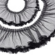 2Yards Polyester Pleated Lace Trim(OCOR-CY0003-23A)-1
