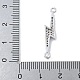 Rack Plating Brass Micro Pave Clear Cubic Zirconia Lightning Bolt Connector Charms(KK-A234-067P)-3