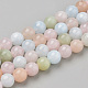 Chapelets de perles en morganite naturelle(G-Q961-08-6mm)-1